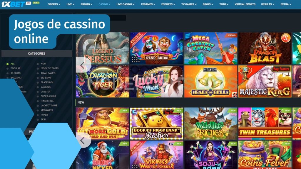 1xbet Jogos de cassino on-line 